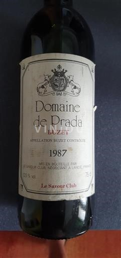 Sudoeste Buzet Domaine Prada 1987