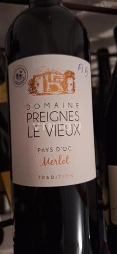 Languedoc-Roussillon Pays d'Oc Domaine Preignes le Vieux Tradition Non-Vintage