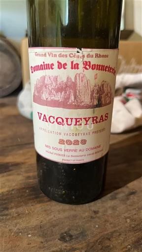 Rona dolina Vacqueyras Domaine La Bonneterie 2023
