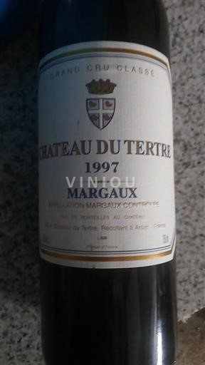 Bordeaux Margaux Grand Cru Château Tertre 1997