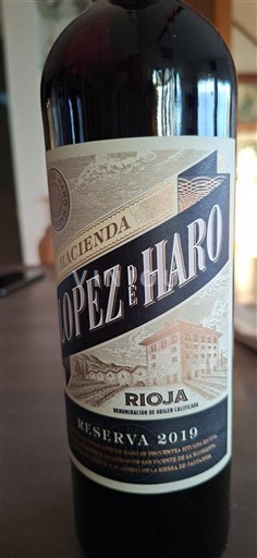 La Rioja Rioja Hacienda López de Haro Reserva 2019