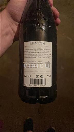 Rhône-dalen Lirac Château La Genestière 2016
