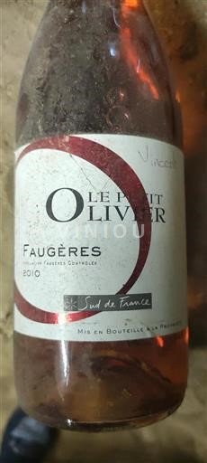 Languedoc Faugères Le Petit Olivier 2010
