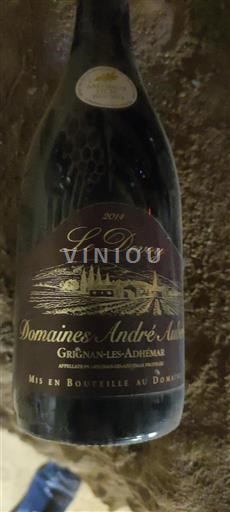 Rhônen laakso Grignan-les-adhémar Domaine S André Aubert Le Devoy 2014