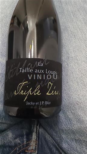 Vallée de la Loire Montlouis-sur-loire La Taille aux Loups Triple Zéro Non Millésimé