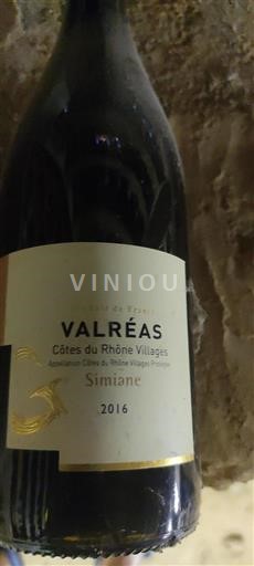Vale do Ródano Côtes-do-ródano-villages Simiane 2016