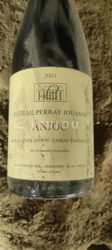 Loirevallei Anjou-gamay Château Perray Jouannet 2001
