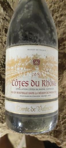 Rhônetal Côtes du Rhône Comte de Valmont 2004
