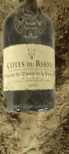 Rhônedalen Côtes du Rhône Domaine Manoir de la Rouevraie 2005