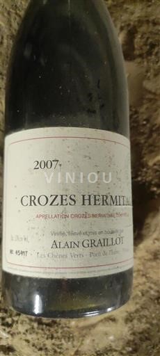 Valle del Rodano Crozes-Hermitage Alain Graillot 2007