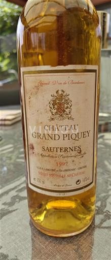Bordéus Sauternes Château Grand Piquey 1997