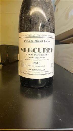 Burgund Mercurey Premier Cru Domaine Michel Juillot Clos Tonnerre 2010