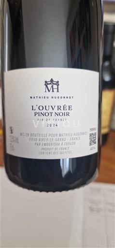 Burgundy Unspecified Mathieu Hugonnot L'Ouvrée 2024
