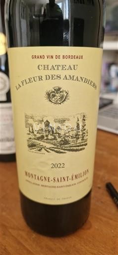 Bordeaux Montagne-Saint-Émilion Château La Fleur des Amandiers 2022