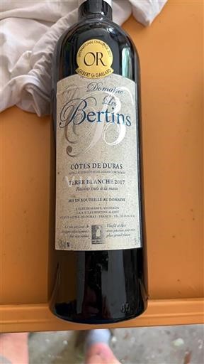 Zuidwest-Frankrijk Côtes-de-duras Domaine Les Bertins Terre Blanche 2017