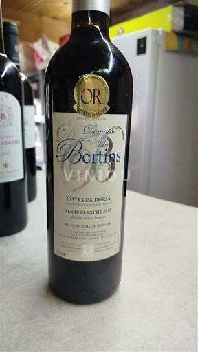 Sud-Ouest Côtes-de-duras Domaine Les Bertins Terre Blanche 2017