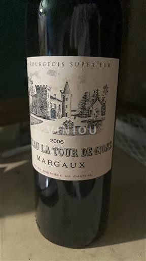 Bordeaux Margaux Cru Bourgeois La Tour de Mons 2006