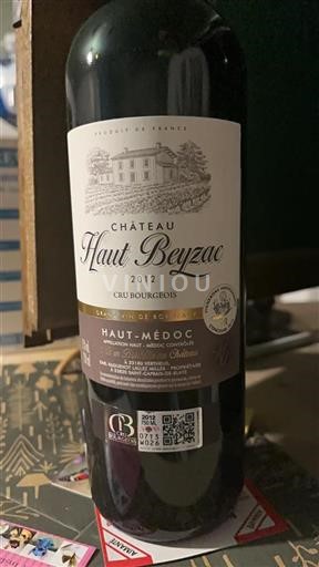 Bordeaux Haut-Médoc Cru Bourgeois Haut Beyzac 2012