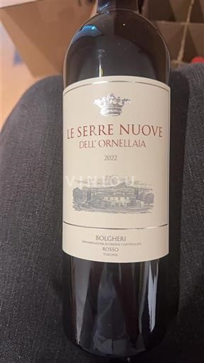 Toskana Bolgheri Ornellaia Le Serre Nuove 2022
