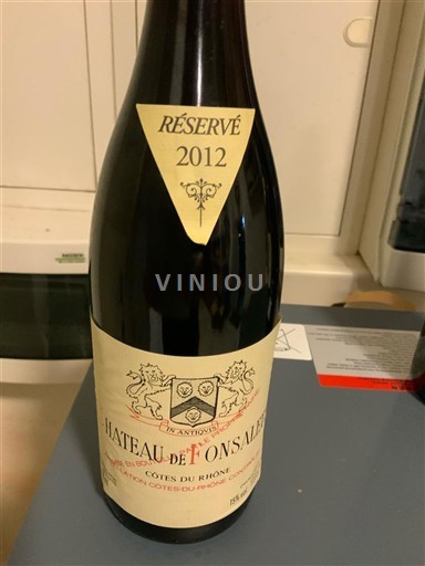 Valle del Ródano Côtes del Ródano Château Fonsalette Réservé 2012