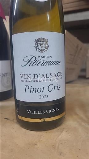 Alsácia Pinot gris Grand Cru Maison Pettermann Vieilles Vignes 2023