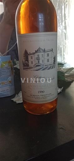 Vin Blanc moelleux Château Planques-Livardie 1990 France Sud-Ouest Monbazillac AOC