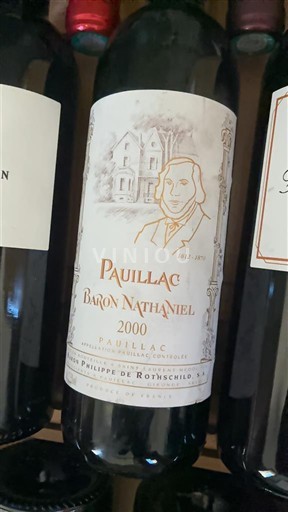 Bordeaux Pauillac Baron Philippe de Rothschild Baron Nathaniel 2000