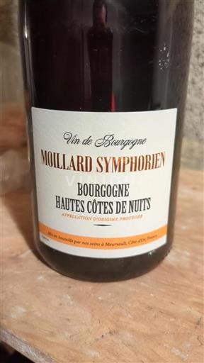 Bourgogne Hautes Côtes de Nuits Moillard Symphorien Icke årgångsbetecknad