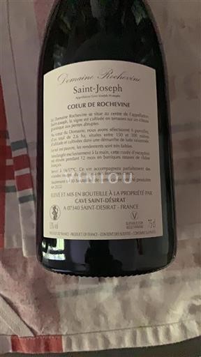 Valle del Rodano Saint-Joseph Domaine Rochevine Coeur de Rochevine 2022