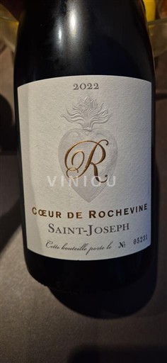 Rhônen laakso Saint-Joseph Domaine Rochevine Coeur de Rochevine 2022