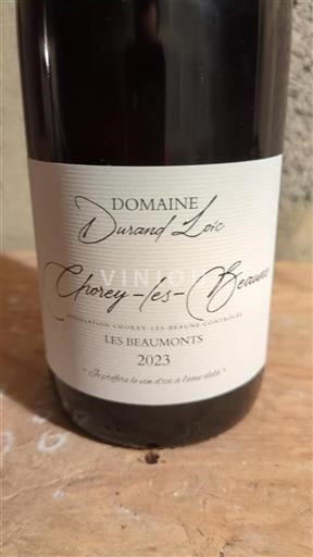 Borgoña Chorey-lès-Beaune Durand-Loïc Les Beaumonts 2023