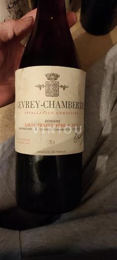 Borgonha Gevrey-chambertin Louis Trapet Père & Fils Não Sazonado
