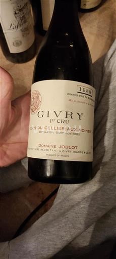 Borgogna Givry Premier Cru Domaine Joblot Clos du Cellier aux Moines 1988