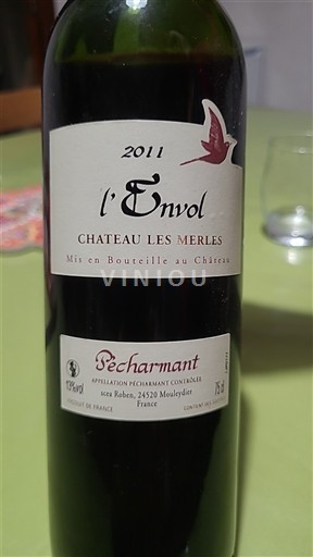Jugperëndim Pécharmant Château Les Merles L'Envol 2011
