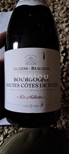 Burgundsko Nespecifikováno Nuiton-Beaunoy Les Millottes 2022