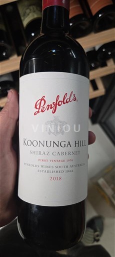 Vina Rouge sec Koonunga Hill Shiraz Cabernet Penfolds 2018 Avstralija Južna Avstralija Ni doloceno