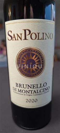 Tuscany Brunello di Montalcino San Polino 2020