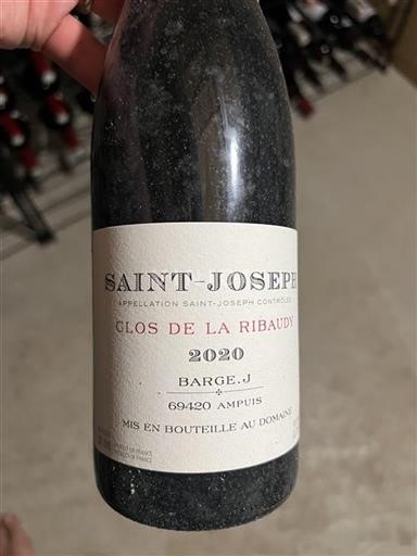 Vale do Ródano Saint-Joseph Barge.J Clos de la Ribaudy 2020