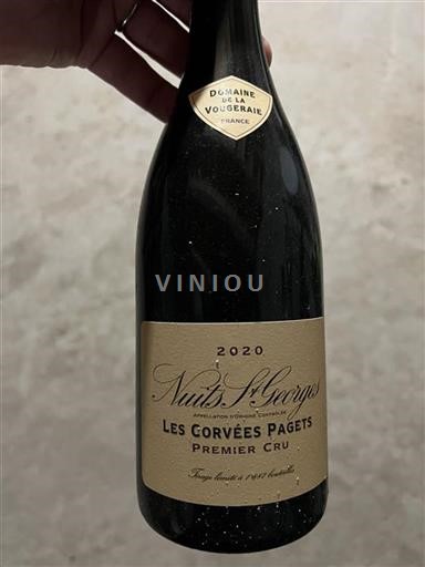 Bourgogne Nuits-Saint-Georges Premier Cru Domaine La Vougeraie Les Corvées Pagets 2020