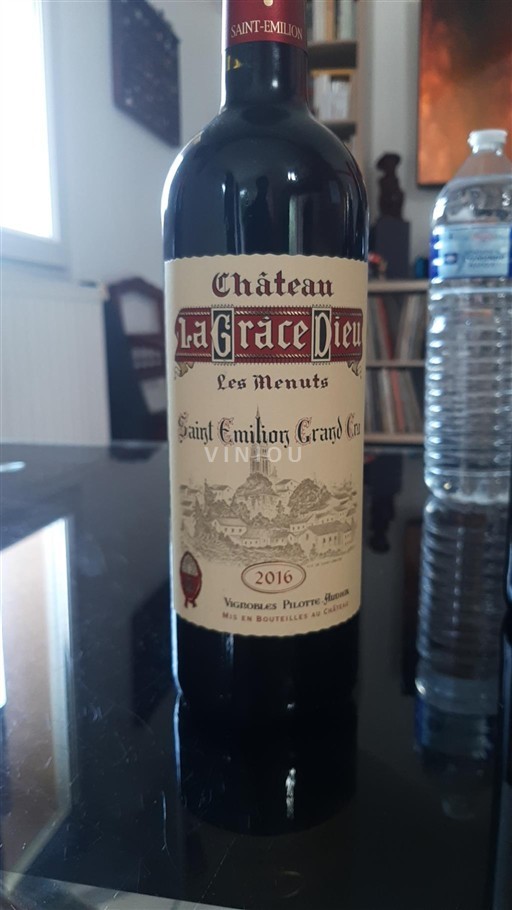 Bordeaux Saint-Émilion Grand Cru Grand Cru Château La Grâce Dieu Les Menuts 2016