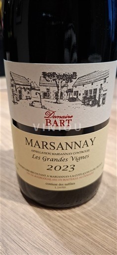 Burgund Marsannay Domaine Bart Les Grandes Vignes 2023