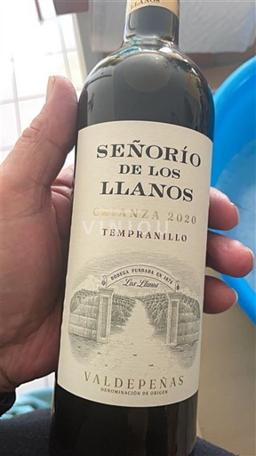 Castilla-La Mancha Valdepeñas Señorío de los Llanos Crianza 2020