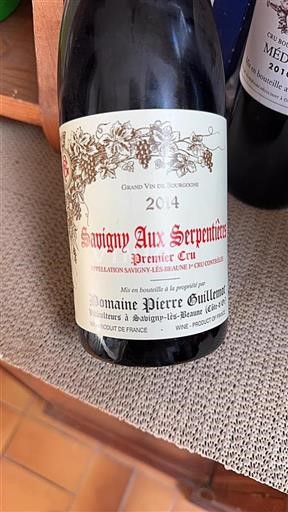 Borgonha Savigny-lès-Beaune Premier Cru Domaine Pierre Guillemot Savigny Aux Serpenti%c3%a8res 2014