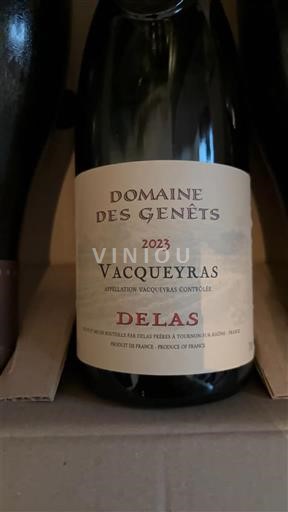 Thung lũng Rhône Vacqueyras Domaine Des Genêts 2023
