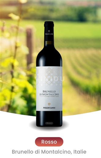 Toscana Brunello di Montalcino. Poggio Landi 2018