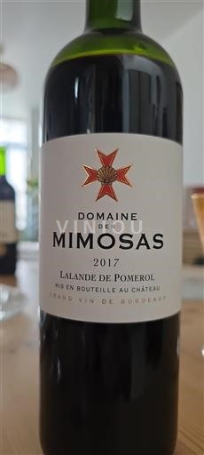 Bordeaux Lalande-de-Pomerol Domaine Des Mimosas 2017