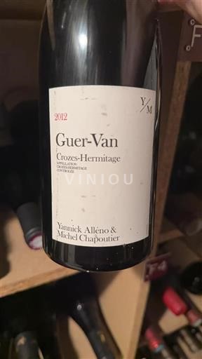 Rhônetal Crozes-Hermitage Yannick Alléno & Michel Chapoutier Guer-Van 2012
