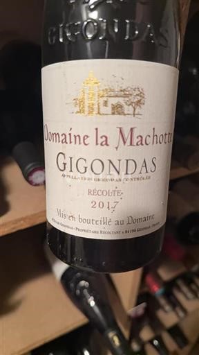 Rhône-dalen Gigondas Domaine La Machotte 2017