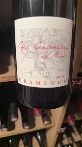 Vin Rouge sec Ceps Centenaires La Mémé Domaine Gramenon 2019 France Vallée du Rhône Côtes-du-rhône AOC