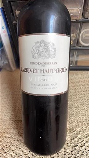 Burdeos Pessac-Léognan Larrivet Haut-Brion Les Demoiselles de Larrivet Haut-Brion 2012